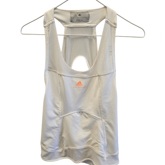 Adidas Stella Mccartney Barricade White Athletic Tank Top - Picture 5 of 5